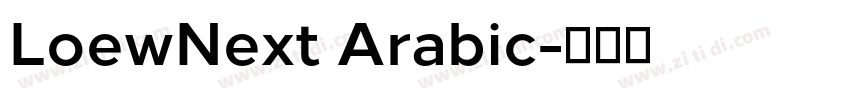 LoewNext Arabic字体转换